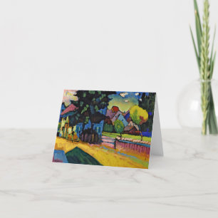 View of Murnau by Wassily Kandinsky Thank You Card