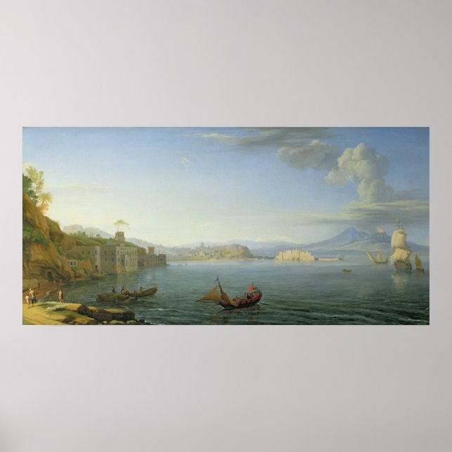 View of Naples, 1750 Poster (Front)