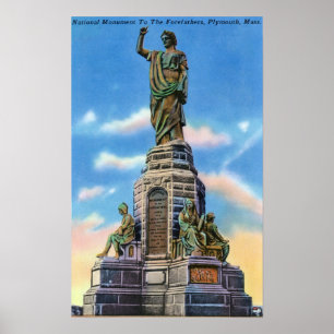 View of Nat'l Monument to US Forefathers Poster