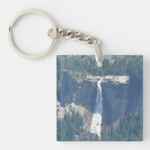 View of Nevada Falls from Glacier Point, CA Key Ring