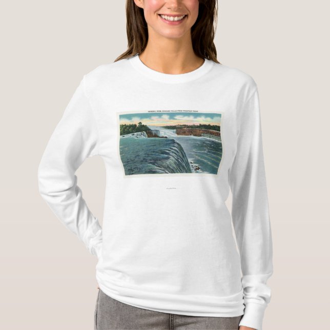 View of Niagara Falls from Prospect Point T-Shirt (Front)