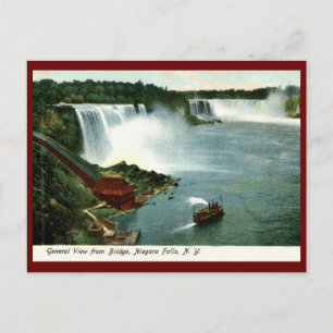 View of Niagara Falls, NY 1910 Vintage Postcard