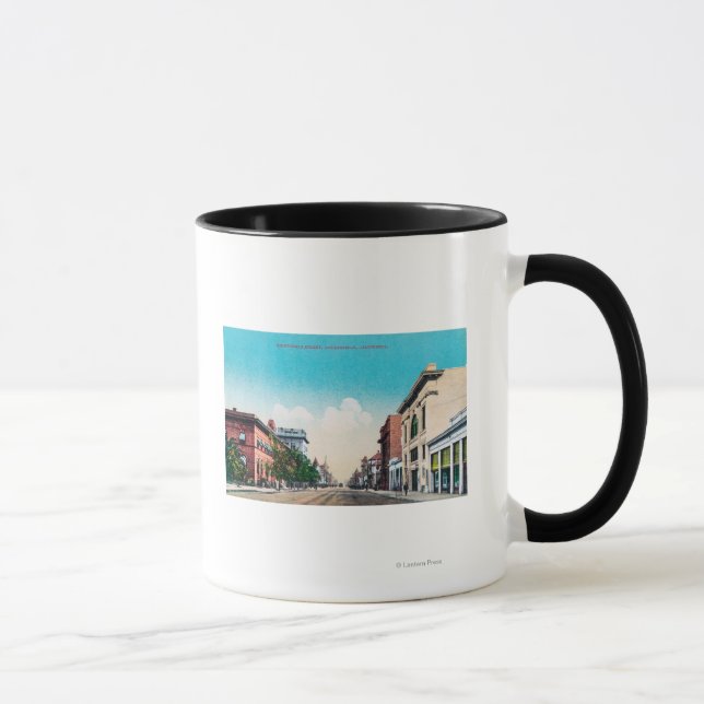 View of Nineteenth StreetBakersfield, CA Mug (Right)