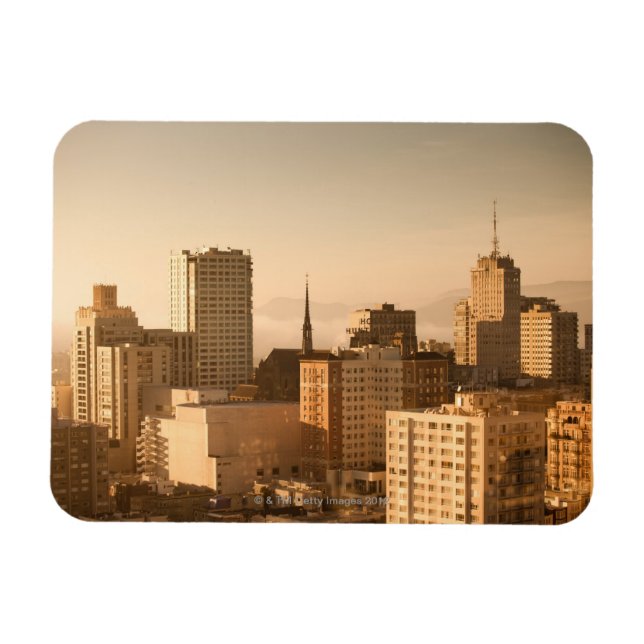 View of Nob Hill in San Francisco, with the fog Magnet (Horizontal)