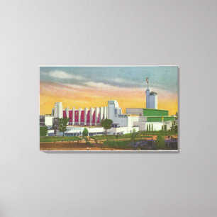 View of North Entrance, Hall of Science Canvas Print