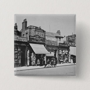 View of Notting Hill Gate, c.1913 15 Cm Square Badge