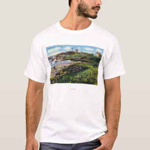 View of Nubble Lighthouse from York Beach T-Shirt