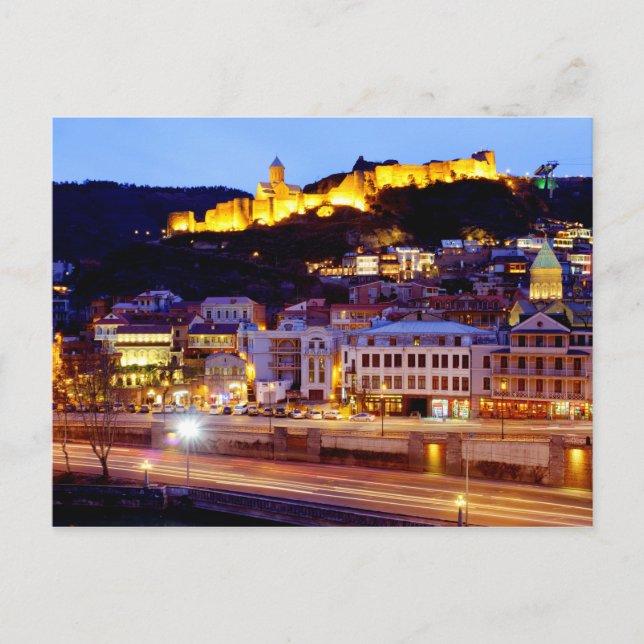 View of old Tbilisi Postcard (Front)