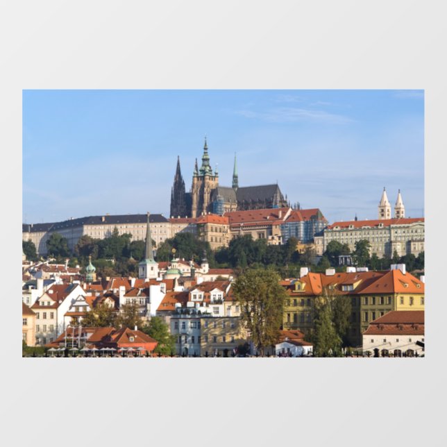 View of old town and Prague castle, Czech Republic (Sheet)
