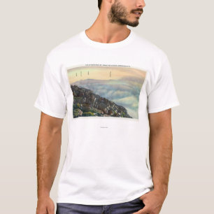 View of Other Adirondack Mts above the Clouds T-Shirt