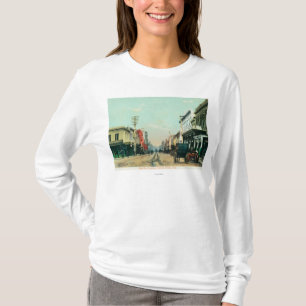 View of Pacific AvenueSanta Cruz, CA T-Shirt