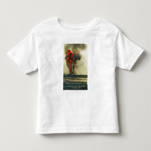 View of Pacific Crude Gusher FireFellows, CA Toddler T-Shirt