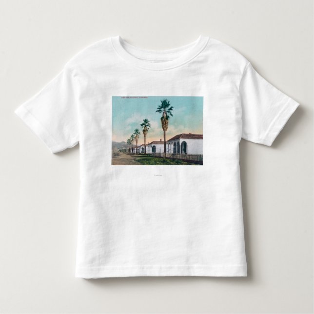 View of Palm RowCalistoga, CA Toddler T-Shirt (Front)