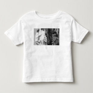View of Paradise Camp and Mt Rainier Toddler T-Shirt