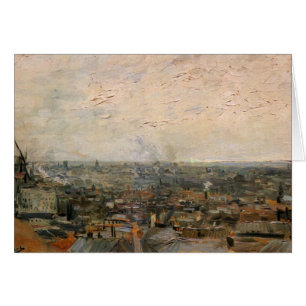 View of paris from Montmarte by Vincent van Gogh