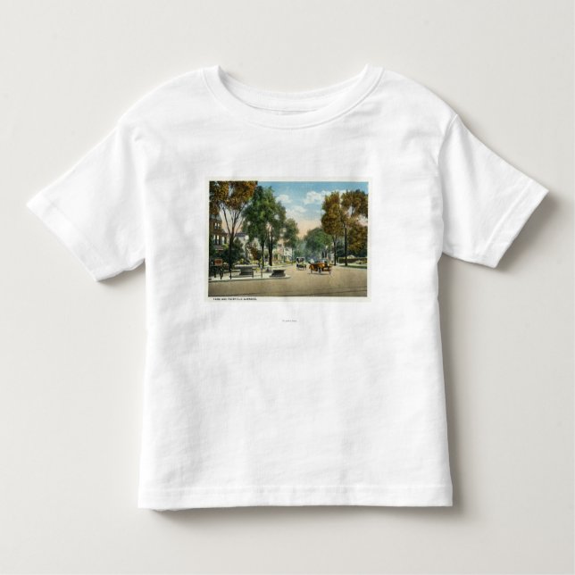 View of Park and Fairfield Avenues Toddler T-Shirt (Front)
