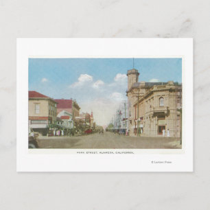 View of Park StreetAlameda, CA 2 Postcard