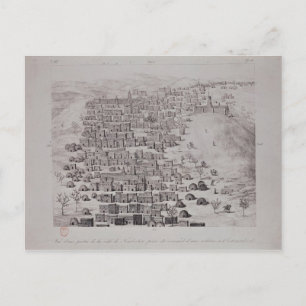 View of part of the town of Timbuktu from a hill Postcard