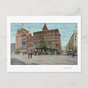 View of Pergola in Pioneer Square Postcard
