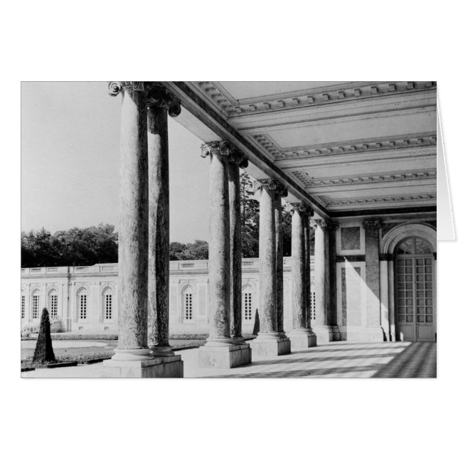 View of peristyle and left wing of the Trianon (Front Horizontal)