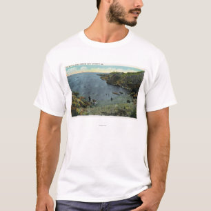 View of Perkins Cove, Swimming Scene T-Shirt