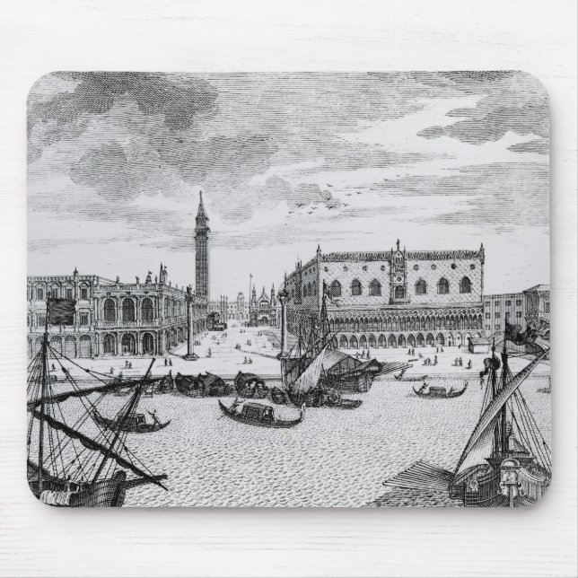 View of Piazza San Marco from the Bacino, Venice Mouse Pad (Front)