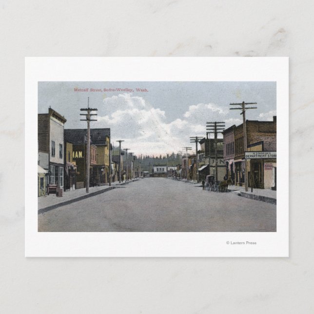 View of Plaza, Tahquitz Canyon Postcard (Front)