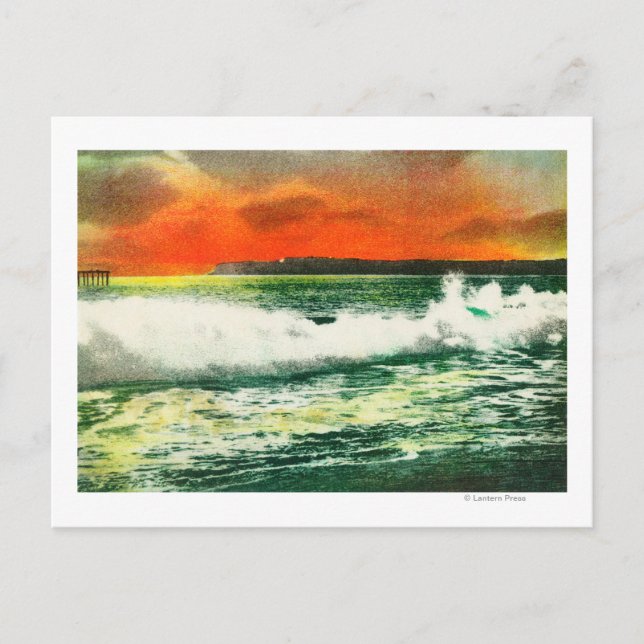 View of Point Loma at SunsetCoronado, CA Postcard (Front)