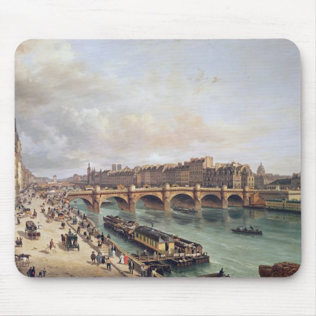 View of Pont Neuf, 1832 Mouse Pad (Front)
