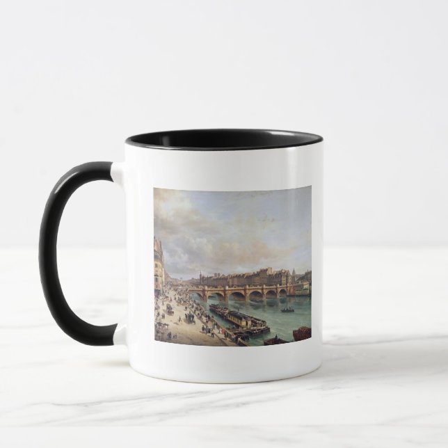 View of Pont Neuf, 1832 Mug (Left)