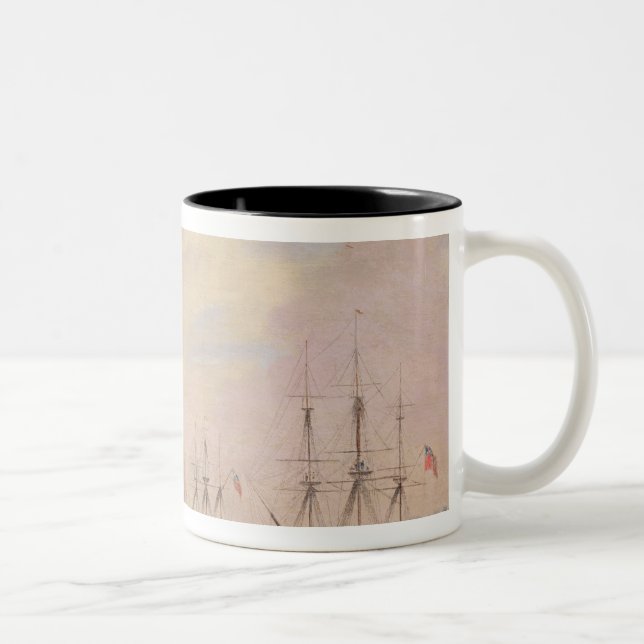 View of Port Adelaide, South Australia Two-Tone Coffee Mug (Right)