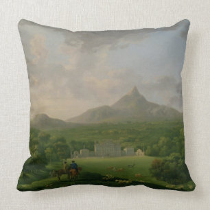 View of Powerscourt, County Wicklow, c.1760-2 (oil Cushion
