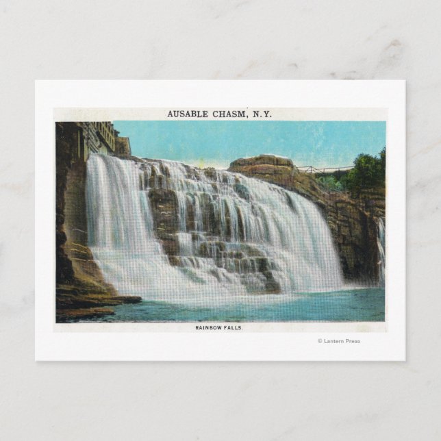 View of Rainbow Falls Postcard (Front)