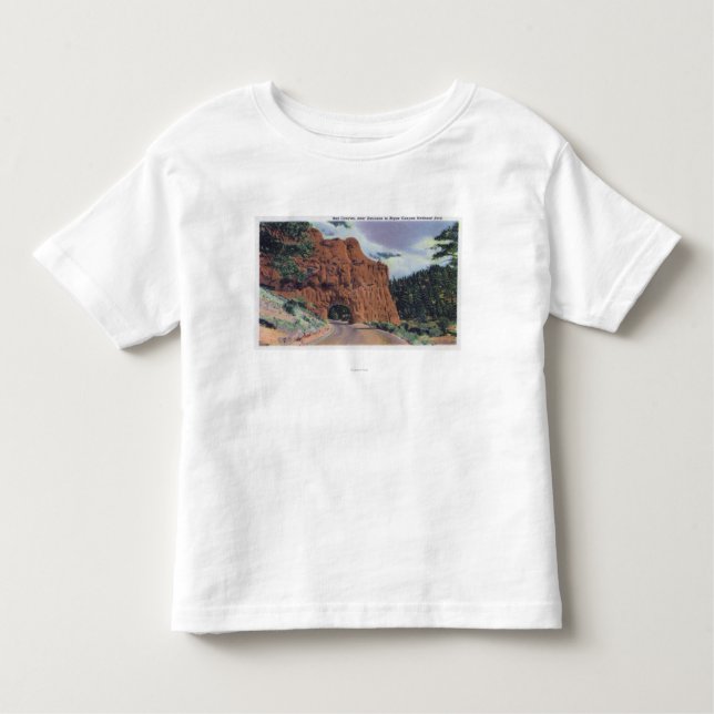View of Red Canyon, near Park Entrance Toddler T-Shirt (Front)
