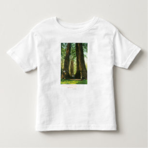 View of Redwood Twins at Big Tree Grove Toddler T-Shirt