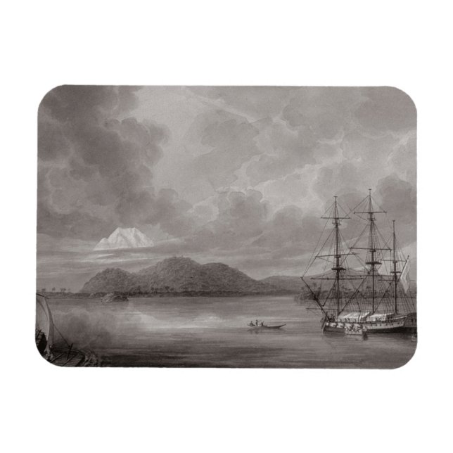 View of Rio de Manila (lithograph) Magnet (Horizontal)
