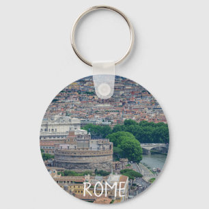 View of Rome historic city centre from above Key Ring