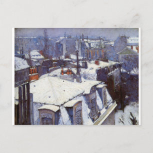 View of Roofs (Snow Effect) or Roofs under Snow Postcard