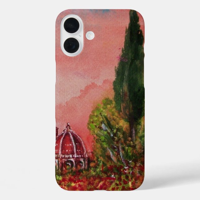 VIEW OF SAINT MARY OF FLOWER / FLORENCE IN SUNSET  Case-Mate iPhone CASE (Back)