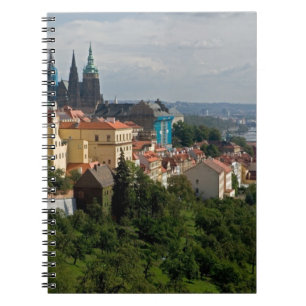 View of Saint Vitus's Cathedral, Prague, Czech Spiral Notebook