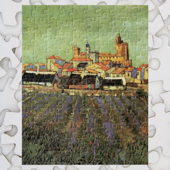 View of Saintes Maries by Vincent van Gogh Jigsaw Puzzle (Creator Uploaded)