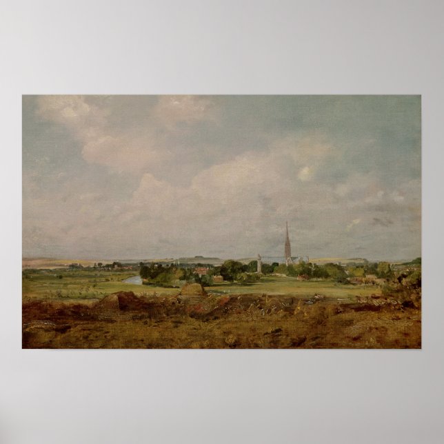 View of Salisbury Poster (Front)