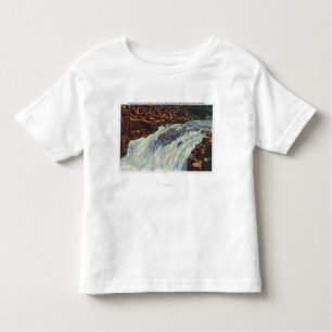 View of Salmon Jumping Punch Bowl Falls Toddler T-Shirt