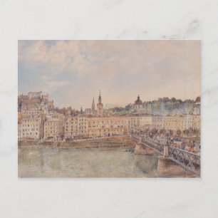 View of Salzburg (by Rudolf von Alt) Postcard