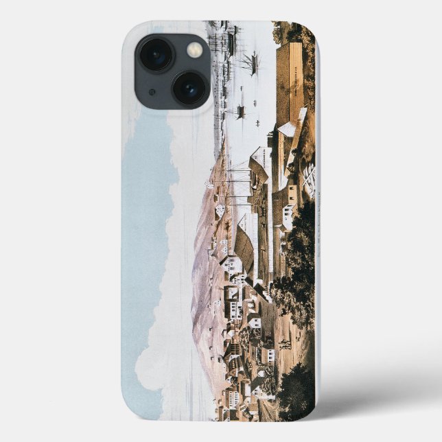 View Of San Francisco, 1849 Case-Mate iPhone Case (Back)