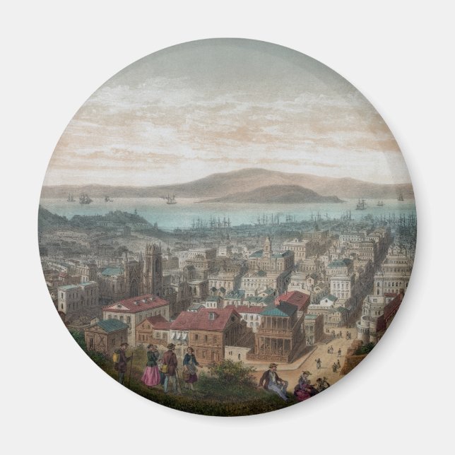 View of San Francisco (1860) magnet (Front)