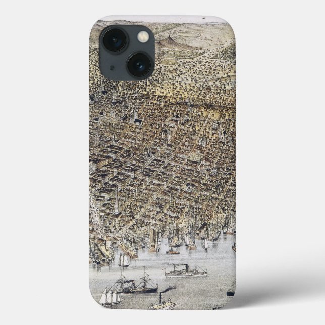 View Of San Francisco, 1878 Case-Mate iPhone Case (Back)