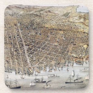 View Of San Francisco, 1878 Coaster