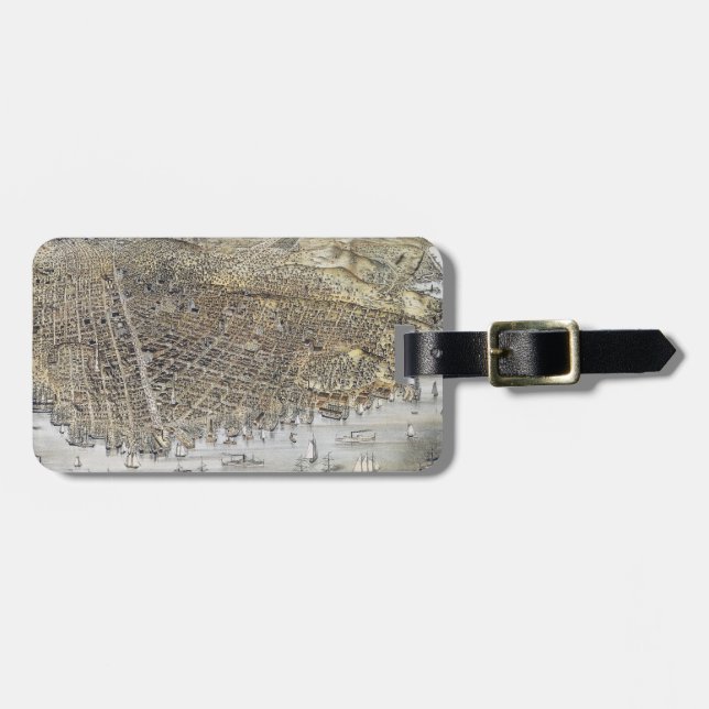 View Of San Francisco, 1878 Luggage Tag (Front Horizontal)