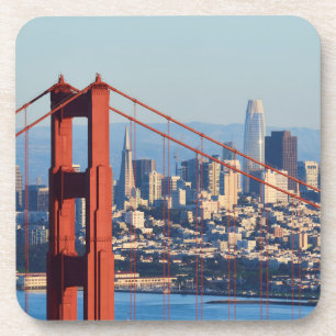 View of San Francisco Through Golden Gate Bridge Coaster